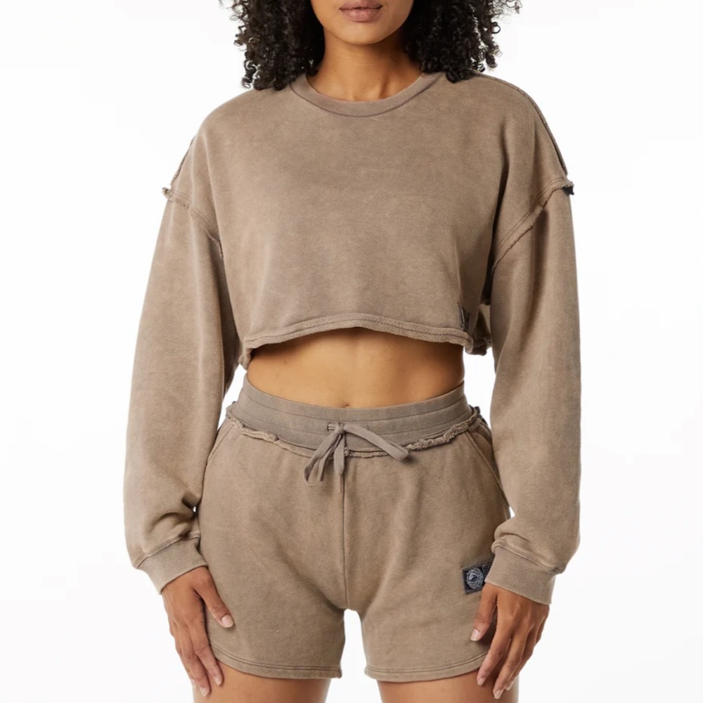 Alphalete Very Terry Cropped Pullover